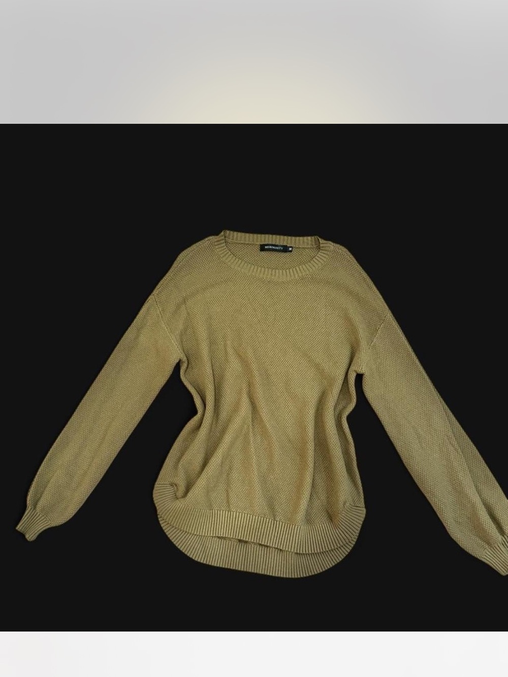 Everyday Crewneck Sweater in Olive Green
